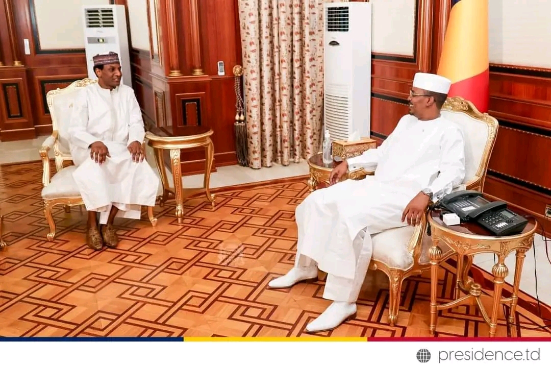 Le Président de Transition du Tchad échange avec le premier ministre nigerien Ali Mahaman Lamine Zene