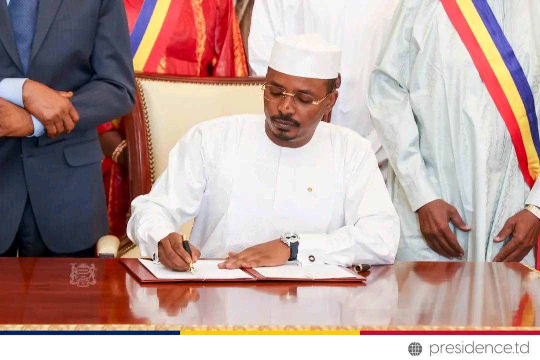 Le Président de Transition a promulgué la nouvelle constitution votée par le peuple tchadien