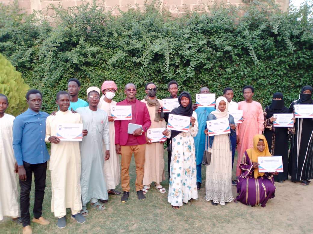 Tchad : Le Centre Itqan forme 15 jeunes dans la domaine d’art et oratoire et couplée par une remise des attestations