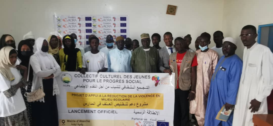 Abeché : La CCJPS lance officiellement son micro-projet pour la réduction de la violence en milieu scolaire avec le soutien de la fondation Accra