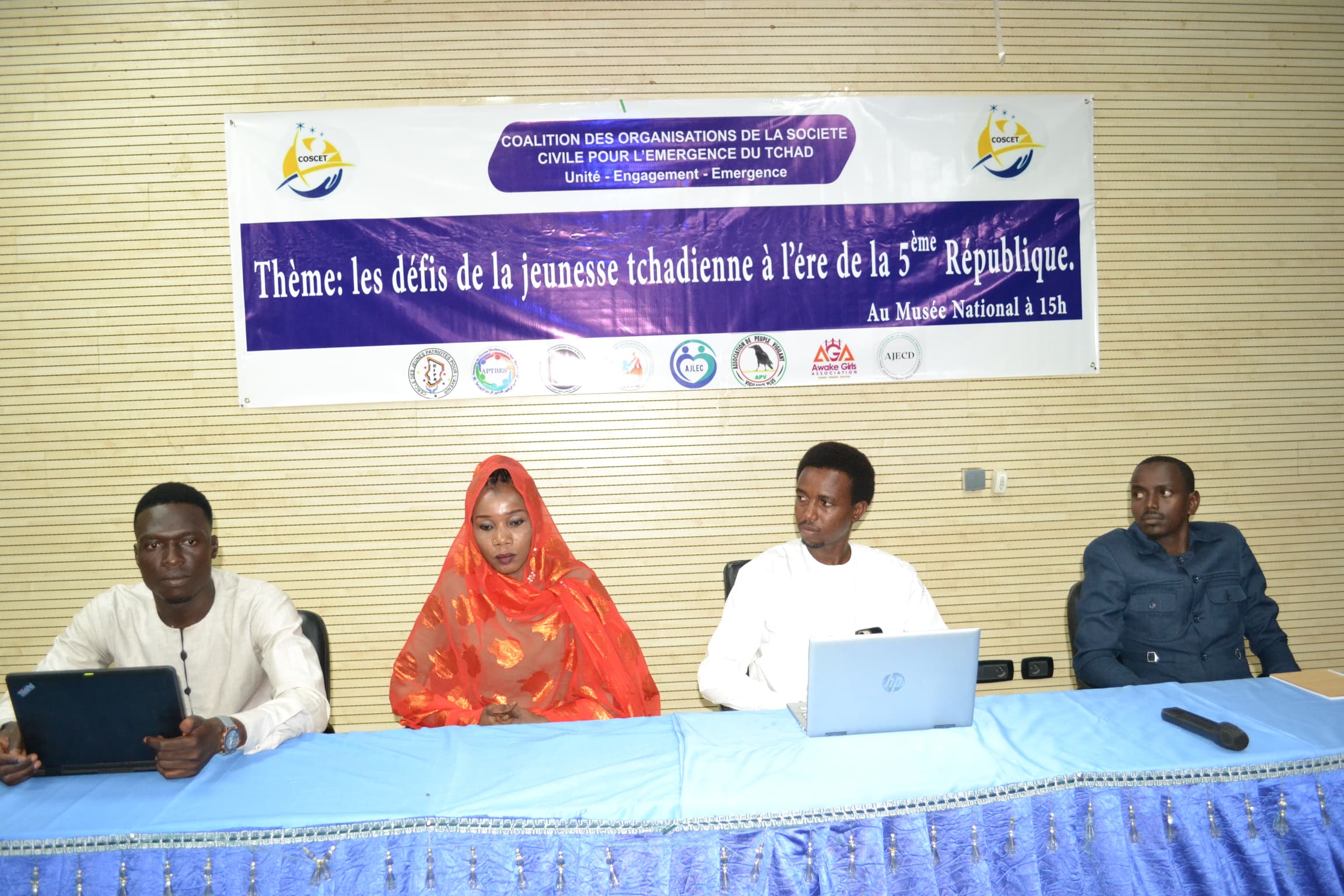 Le COSCET veut impliquer davantage la jeunesse tchadienne dans les enjeux et défis du pays à l’ère de la 5e République